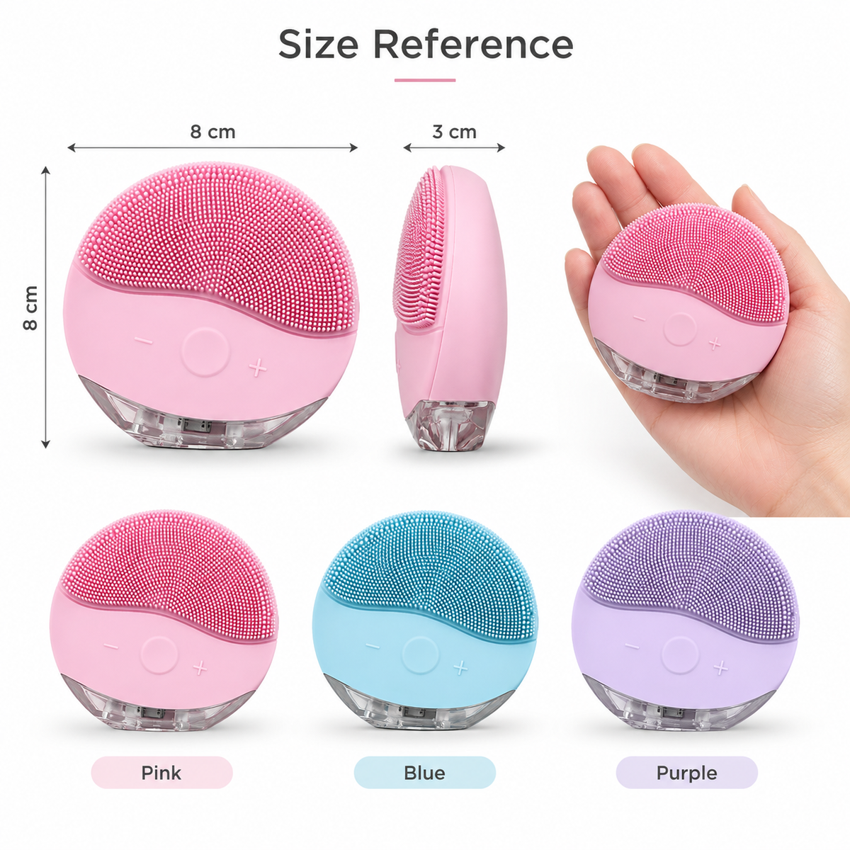 Electric Silicone Facial Cleansing Brush