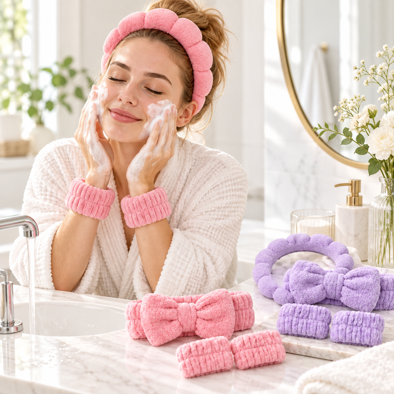 Skincare Spa Headband Set