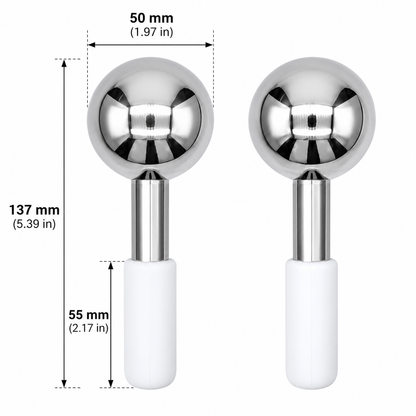 Facial Cooling Globe Set
