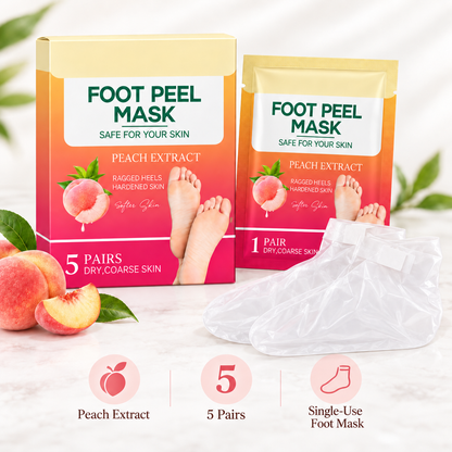Peach Foot Peel Mask – Soft & Smooth Feet
